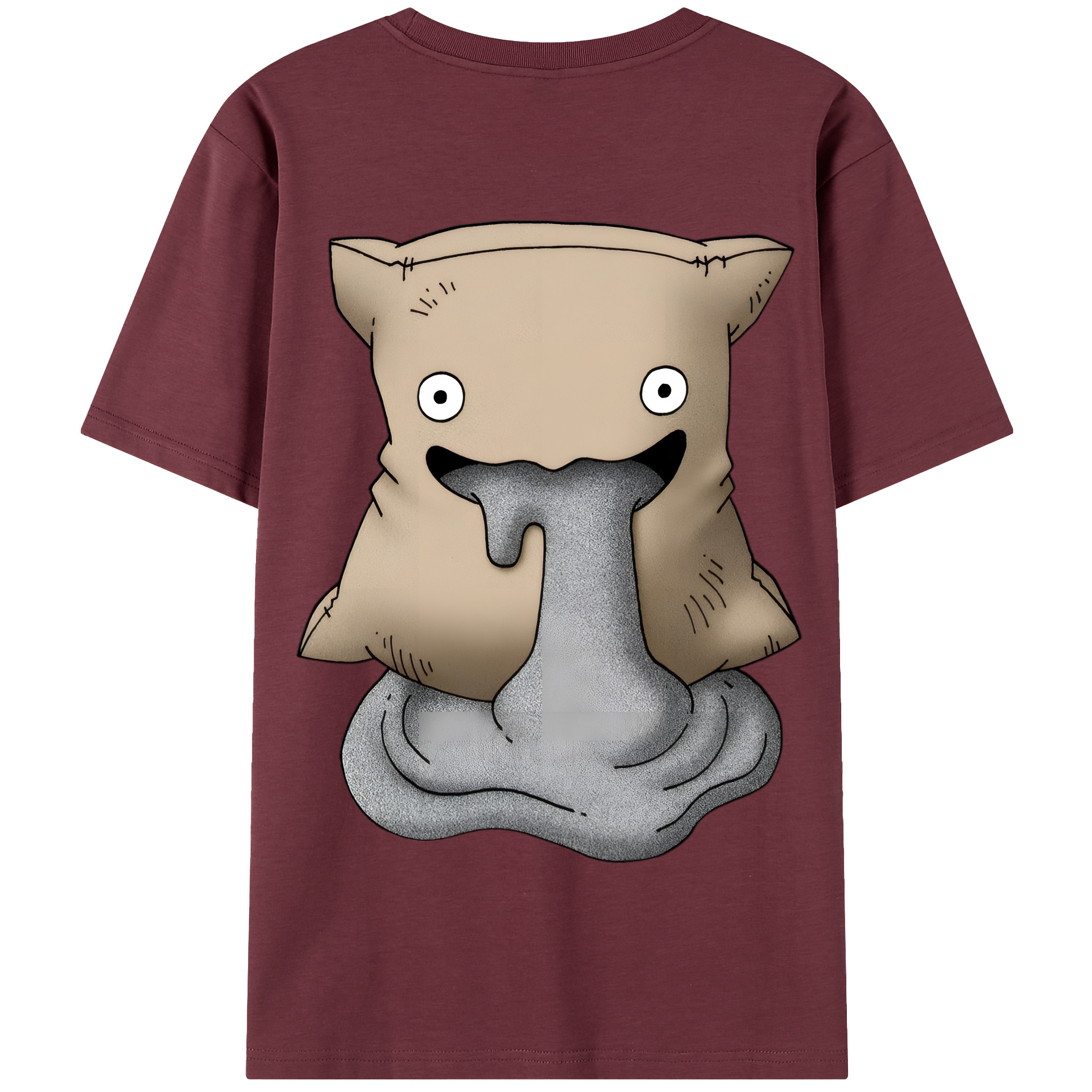 （画像用） ドラゴンクエスト Doragon Kuesuto Dragon Quest 綿100％半袖Tシャツ（背面プリント）